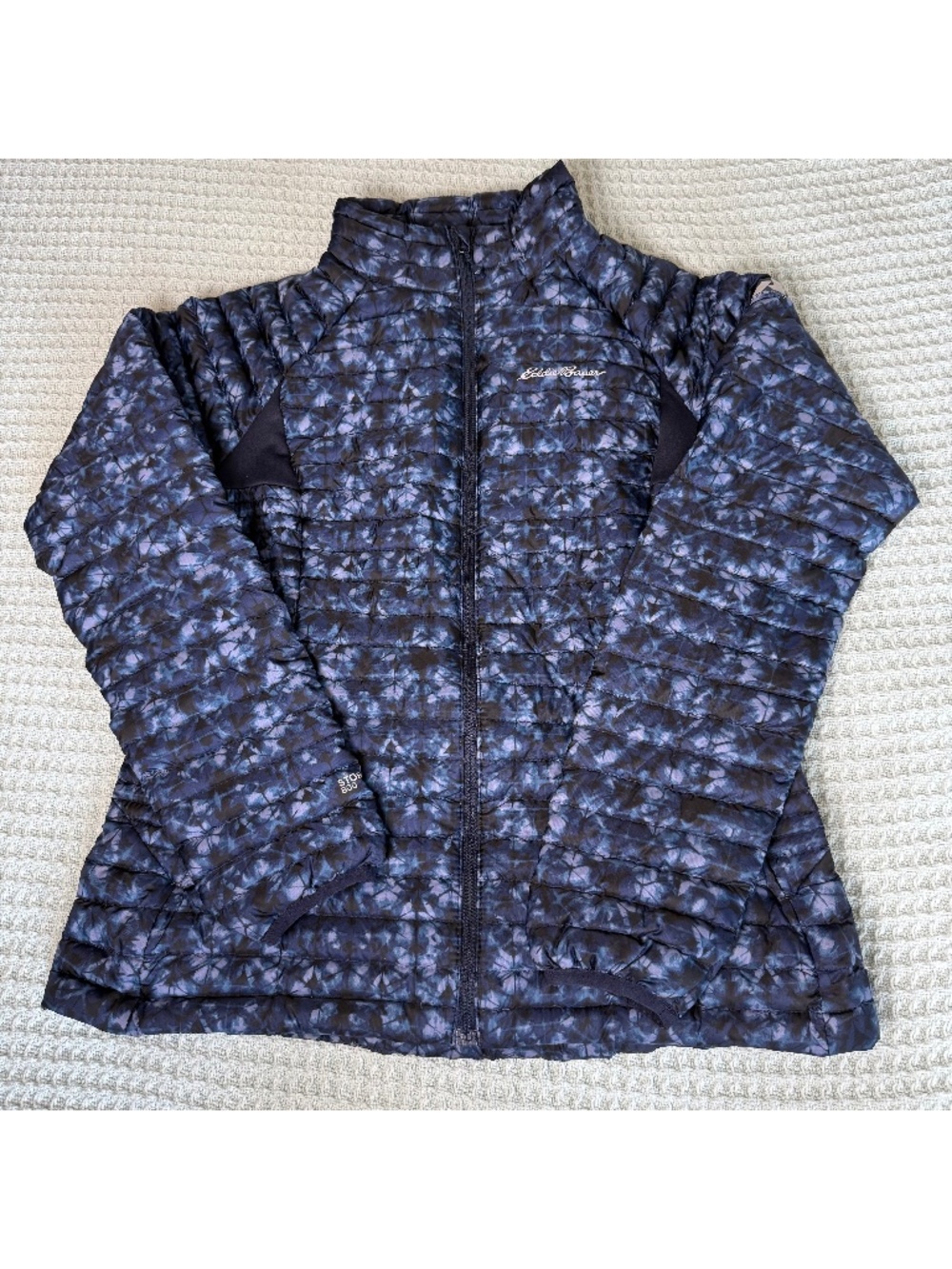Eddie Bauer First Ascent Stormdown 800 Jacket Womens Medium Blue Goose Down Coat